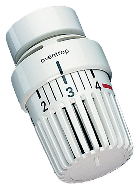 Термостат жидкостный Oventrop диапазон настройки 7-28С,цвет белый Uni LH